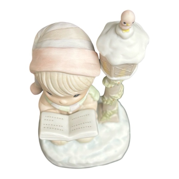 Precious Moments Vintage Christmas, O Come All Ye Faithful, with box, great cond - Picture 6 of 8